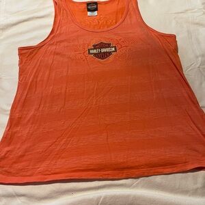 Harley-Davidson Orange Tank Top